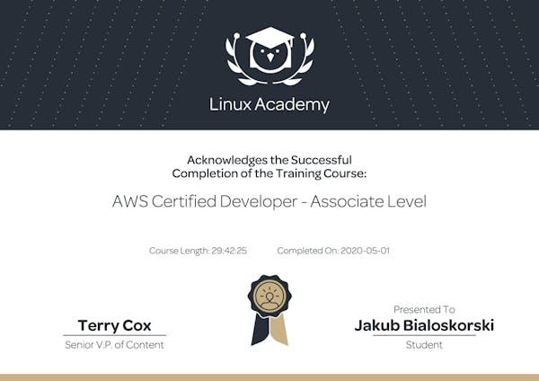 AWS-Certified-Developer-Linux-Academy
